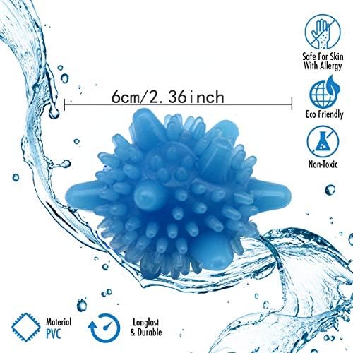 Washer Balls,Reusable Tangle-Free Eco-Friendly Laundry Scrubbing Balls,Solid Colorful Laundry Washing Balls Enhance Your Machine Cleaning Power (15 Pcs)