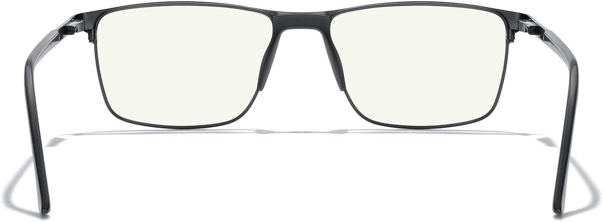 MERRY'S Reading Glasses - Fashion Blue Light Blocking Glasses Metal Frame Spring Hinge Readers for Men Eyeglasses