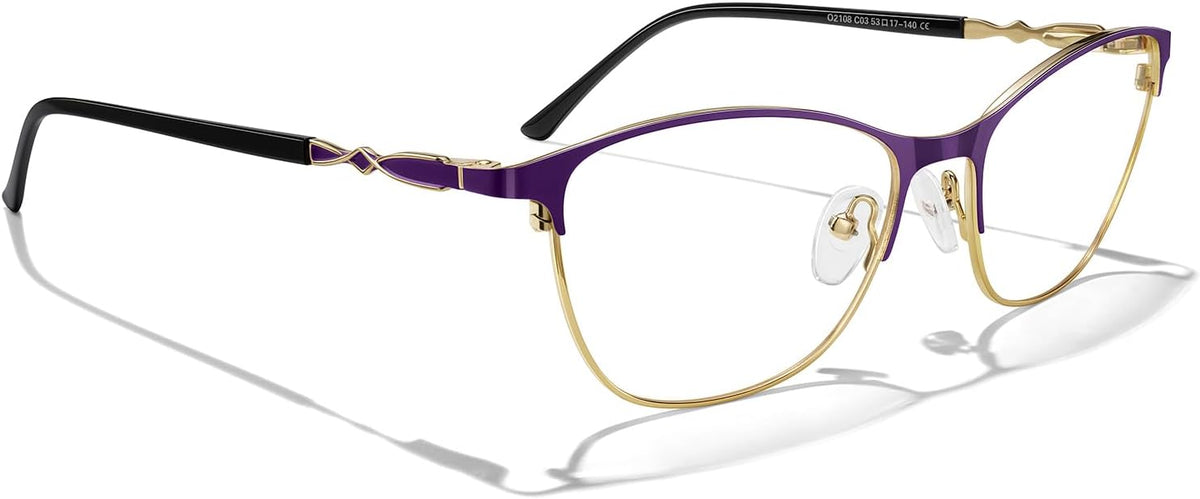 Cat Eye Reading Glasses For Women Retro Design Reader Computer Glasses with Spring Hinges