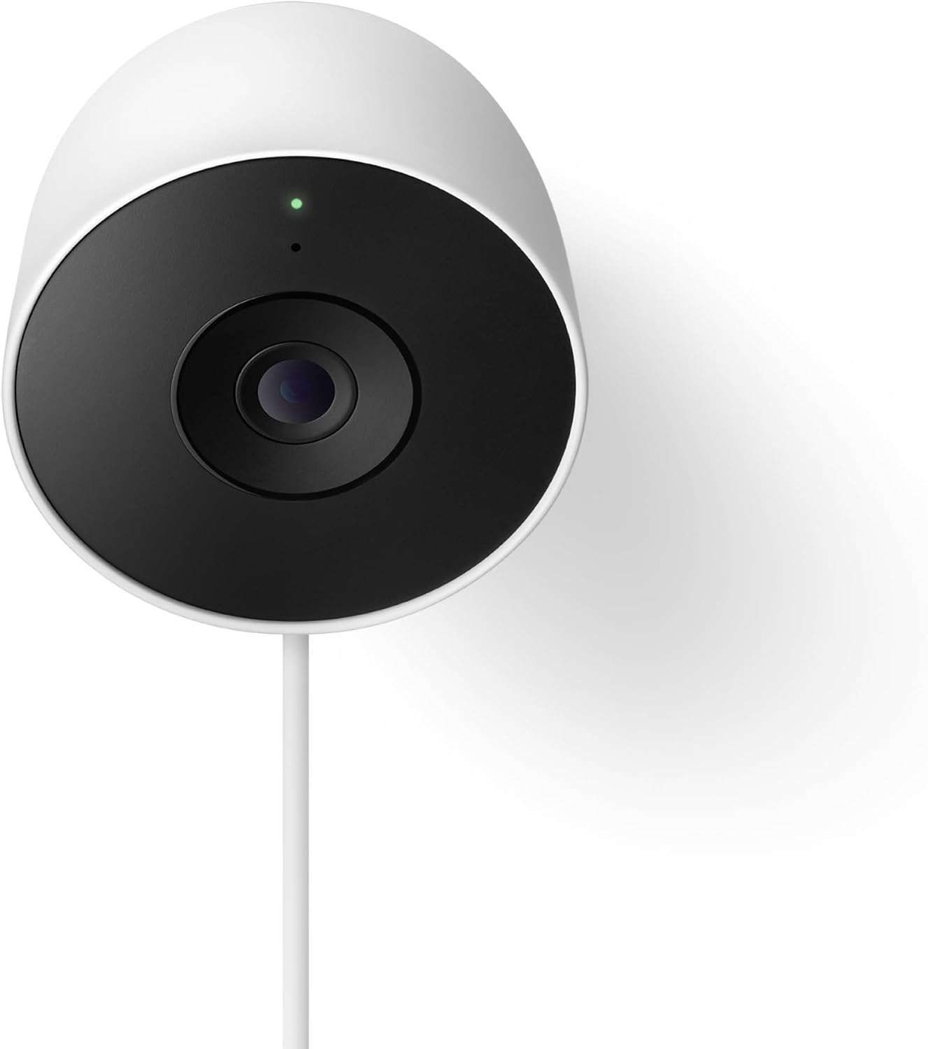 Google Nest Cam Outdoor (Wired, 2nd Gen) - 2 Pack - Security Camera with 2K Video and Gemini, Night Vision, 2-Way Audio - Works with Google Home - 2025 Model - Snow