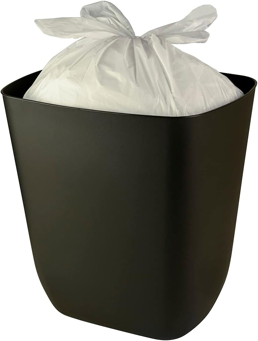 Amazon Basics Small 4 Gallon Trash Bags with Flap Ties, Fresh Scent, Odor Control, 0.5 mil Thick, 80 Count