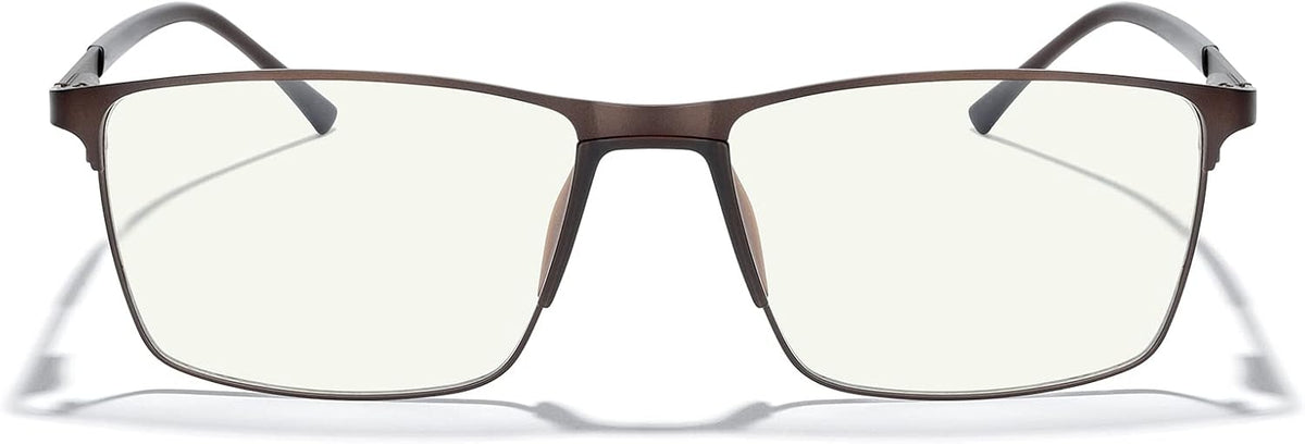 MERRY'S Reading Glasses - Fashion Blue Light Blocking Glasses Metal Frame Spring Hinge Readers for Men Eyeglasses