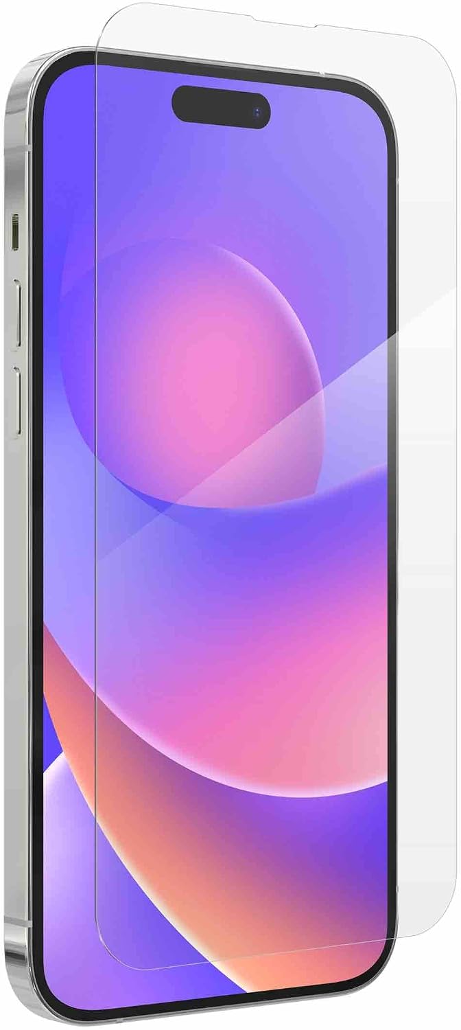 ZAGG XTR3 iPhone 15 Pro Screen Protector - Glass, Blue-Light Filtration, 10X Stronger, Edge-to-Edge Protection, Scratch & Smudge-Resistant Surface, InvisibleShield, Easy to Install