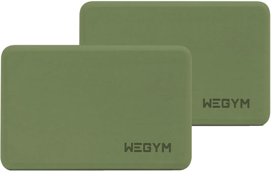 WeGym Yoga Blocks for Yoga and Pilates, 3-Height Stackable Support at Home