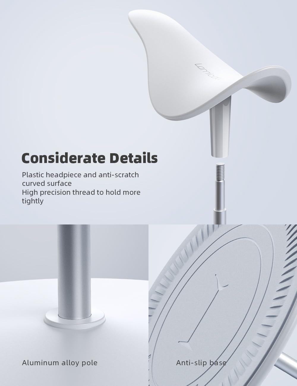 Lamicall Headphone Stand Desktop Headset Holder, Elegant Earphone Stand