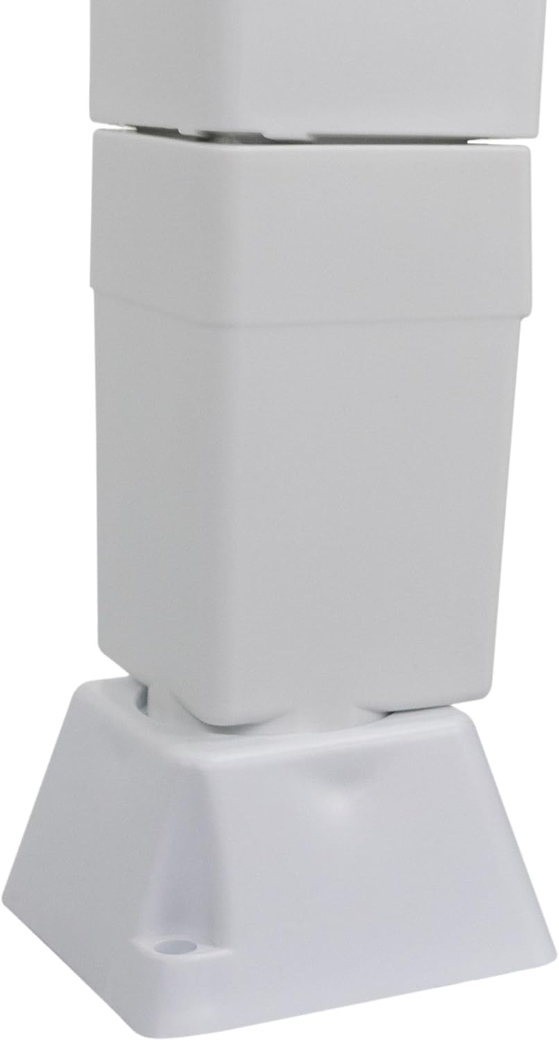 Utility Sink Heavy Duty Freestanding Utility Tub Sink with Drain Plug, Adjustable Floor Levelers & 5 Step Installation Process, 24 x 24 Inches, White