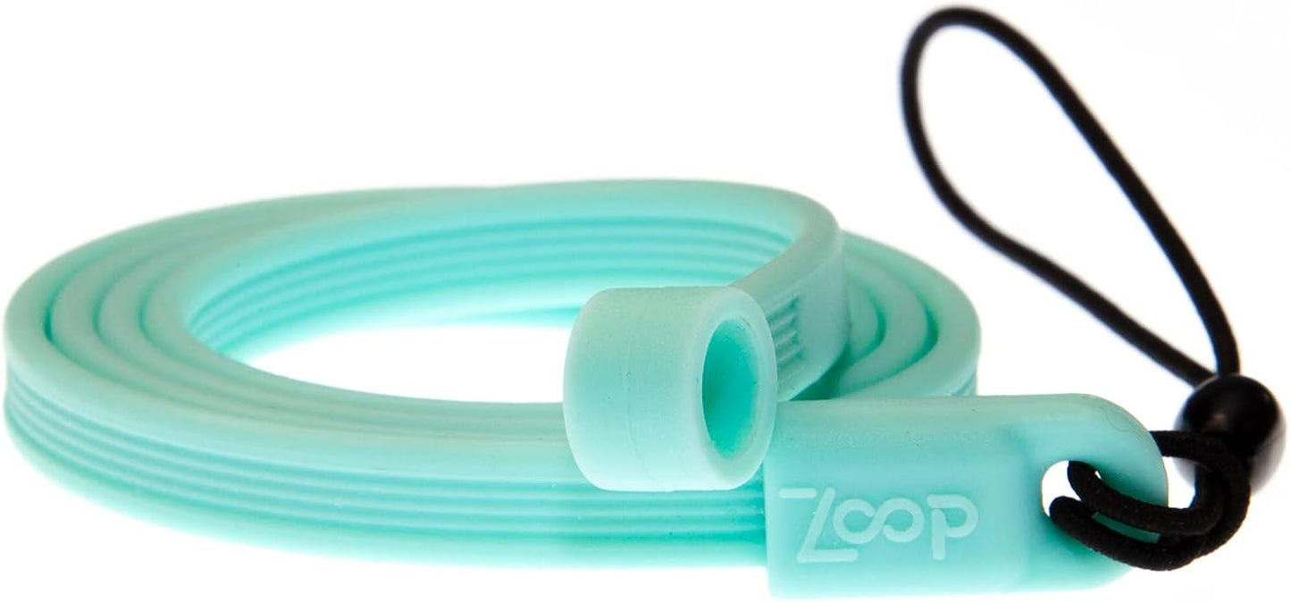 ZoopLoop Black Silicone Scratchproof 20.75in Tether for Digital Electronic Styluses (Diameter Range: 0.27-0.37in) - Secure Stylus to Tablet Case - Tablet Pencil Holder Accessory