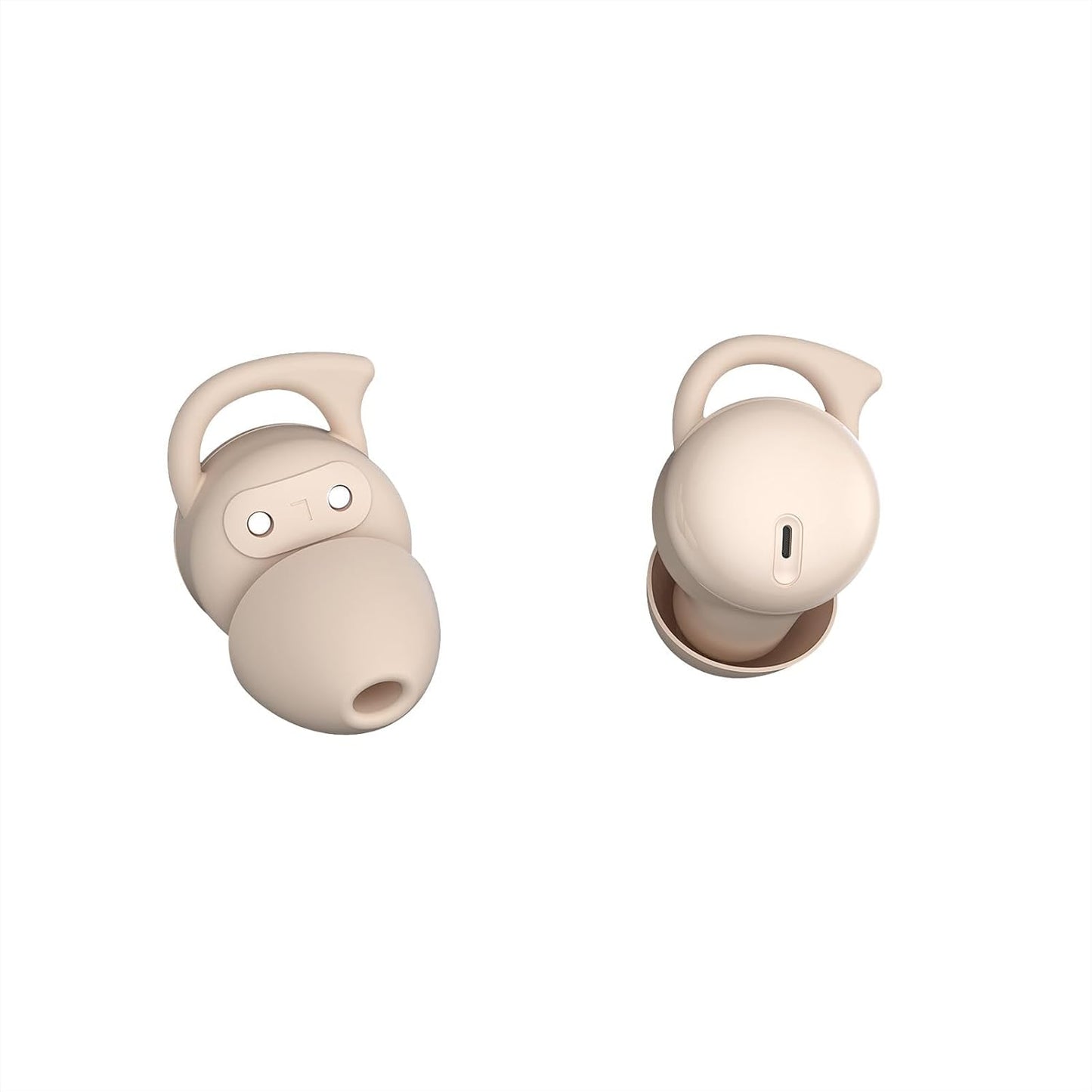 Invisible Sleep Headphones,Sleep Earbuds for Side Sleepers,Small Comfortable Fit Noise Blocking Sleep Earbuds,Bluetooth 5.3 Wireless Earphones, in-Ear Ear Buds for Sleeping (Beige)