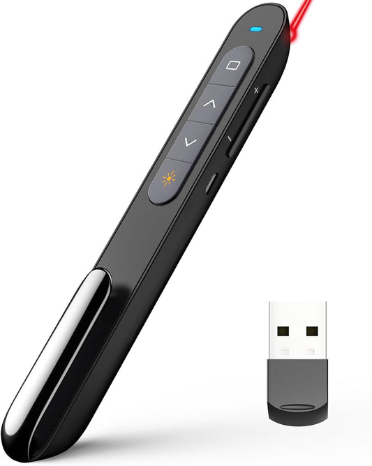 Norwii N76 Rechargeable Presentation clicker for PowerPoint Presentations