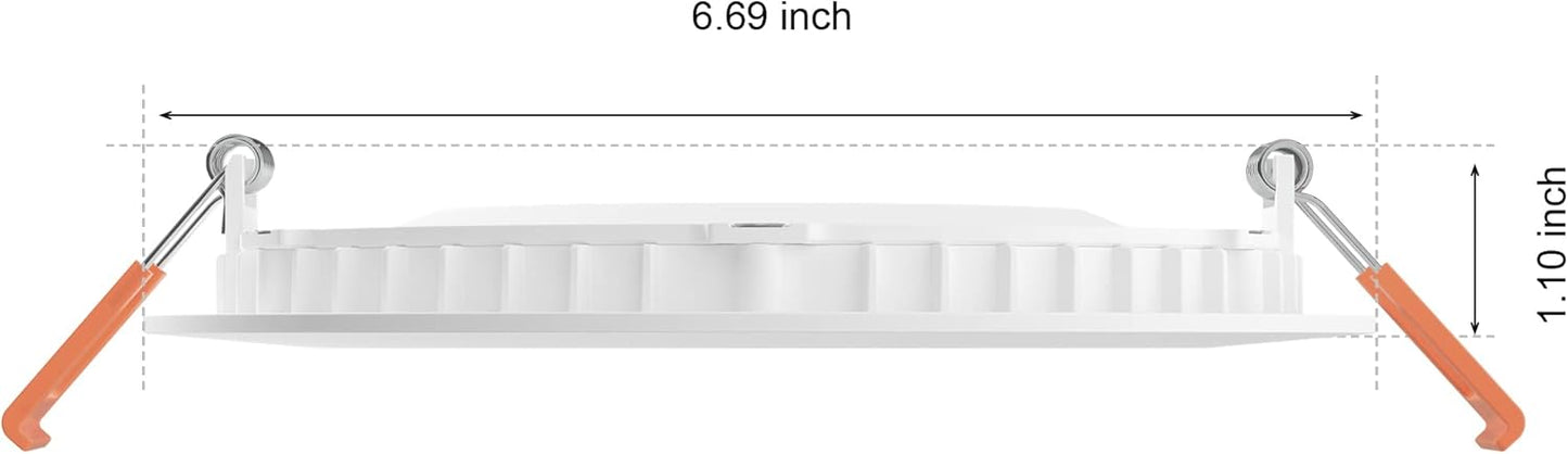 Philips Hue Smart Slim 6 Inch LED Downlight - White and Color Ambiance Color-Changing Light - 1 Pack - 1200LM - Indoor - Control with Hue App - Works with Alexa Google Assistant and Apple Homekit