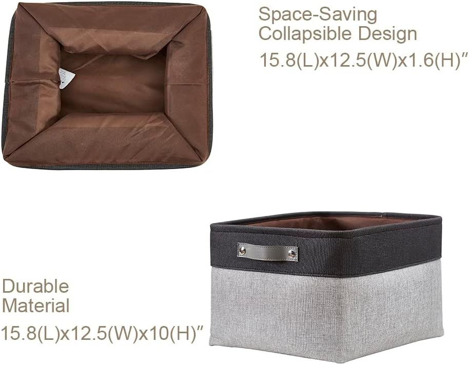 DECOMOMO Storage Bins, Extra Large Fabric Storage Baskets for Shelves 3Pack