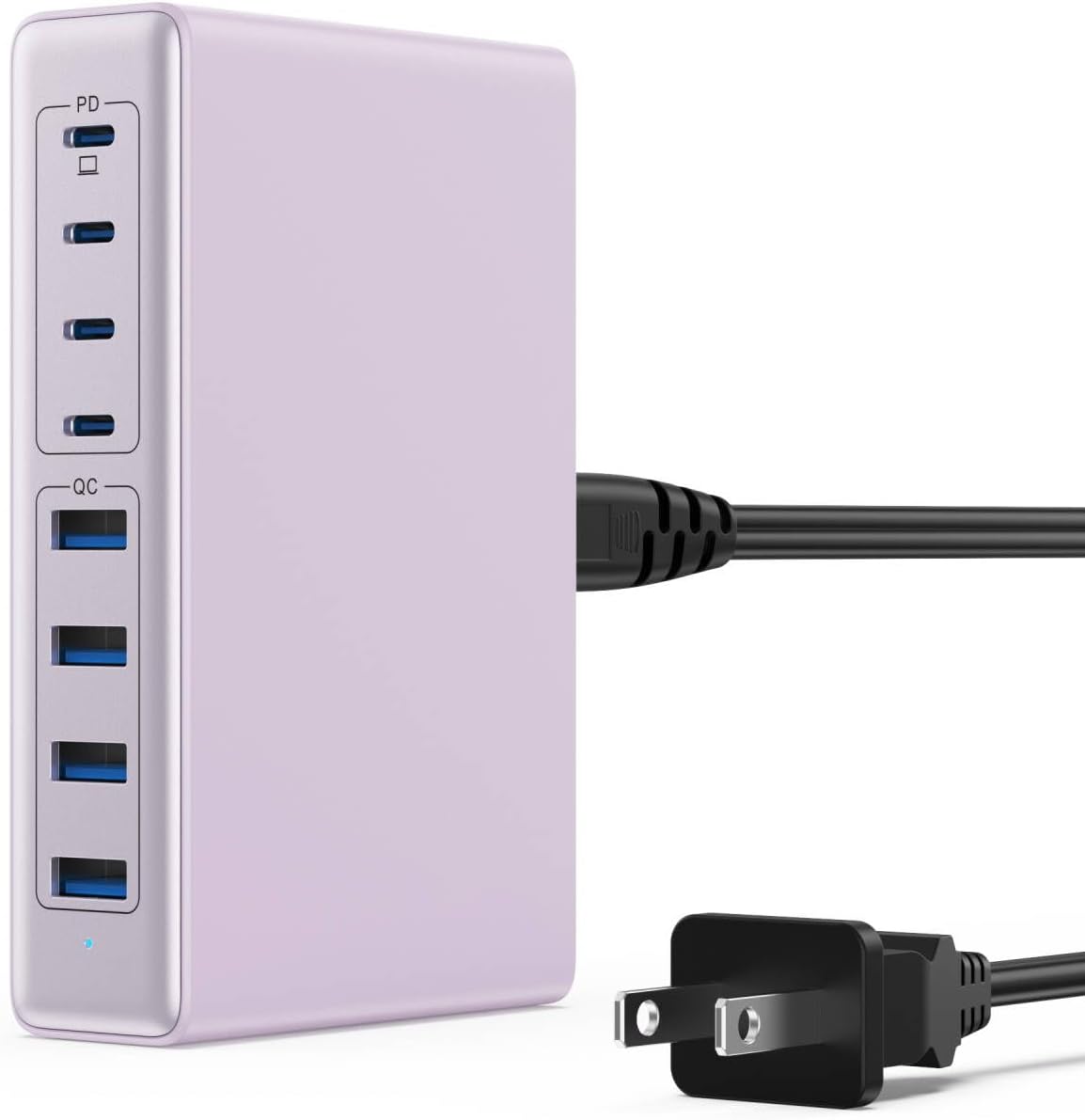 USB C Charger 200W USB C Charger Block,Upgraded GaN III 8-Port Fast Charging Station Hub,PD 65W Laptop Charging Adapter Compatible with MacBook Pro/Air,DELL,Steam Deck,iPhone 16/15/14,Galaxy S23/22