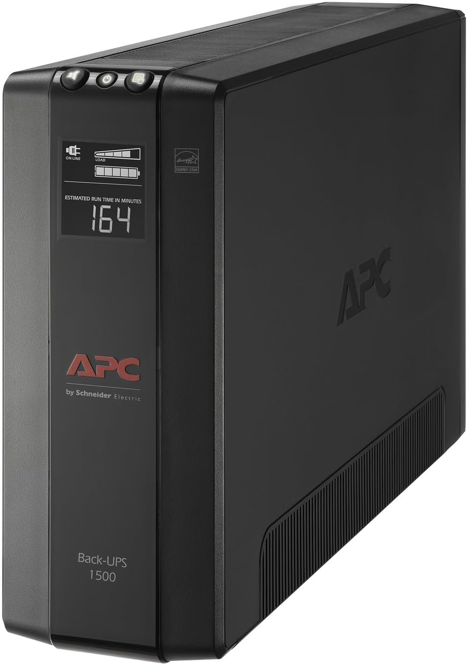 APC UPS Back-UPS Pro 1500VA UPS, 900W Battery Backup & Surge Protector, AVR, 10 Outlets (NEMA 5-15R), LCD, BX1500M Uninterruptible Power Supply for Computers, Wi-Fi Routers, Home Office Electronics