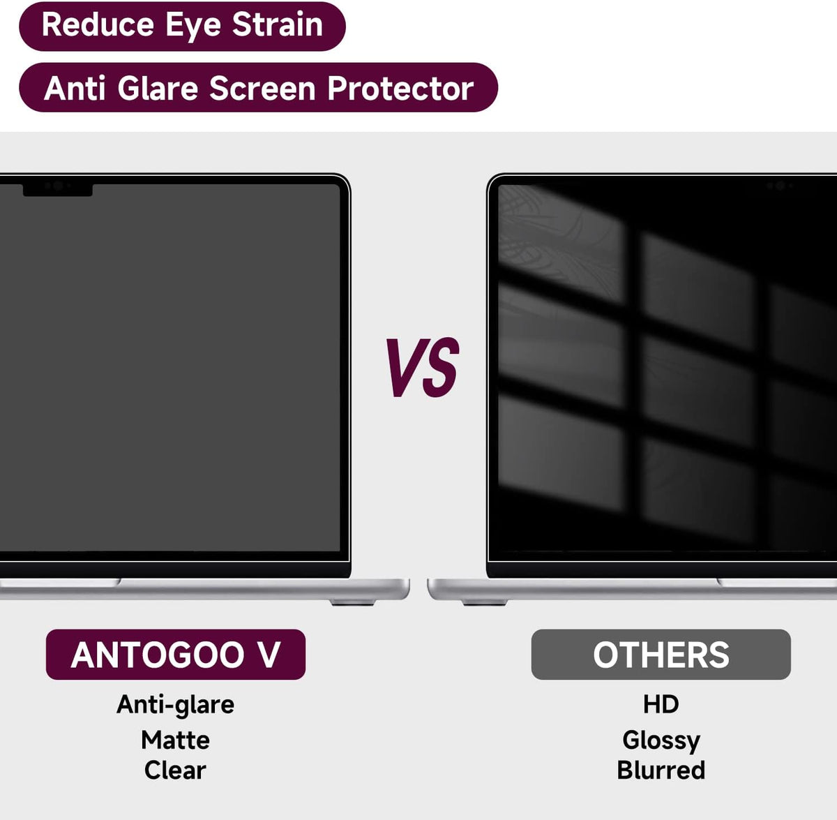 2 Pack Anti Glare Film Designed for Macbook Pro 16 Inch (2021-2026 Release) | Matte Anti Scratch Screen Protector Anti-Fingerprint Filter for Mac 16.2in (M5, M4, M3, M2, M1, Pro/Max)