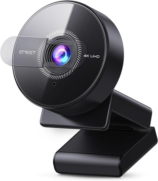 EMEET C950 4K Webcam for PC, PDAF Autofocus, USB Webcam with Microphone