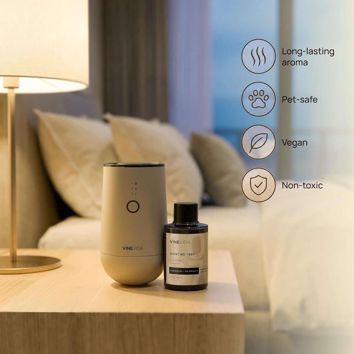 VINEVIDA (32oz) Hotel Fragrance Collection Diffuser Oil - Cold Air Diffuser - Fairmont Hotel Inspired Scent No.1006