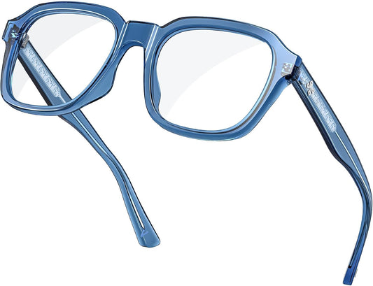 VISOONE Oversized Cute Chunky Square Computer Glasses for Women Men BENNETT