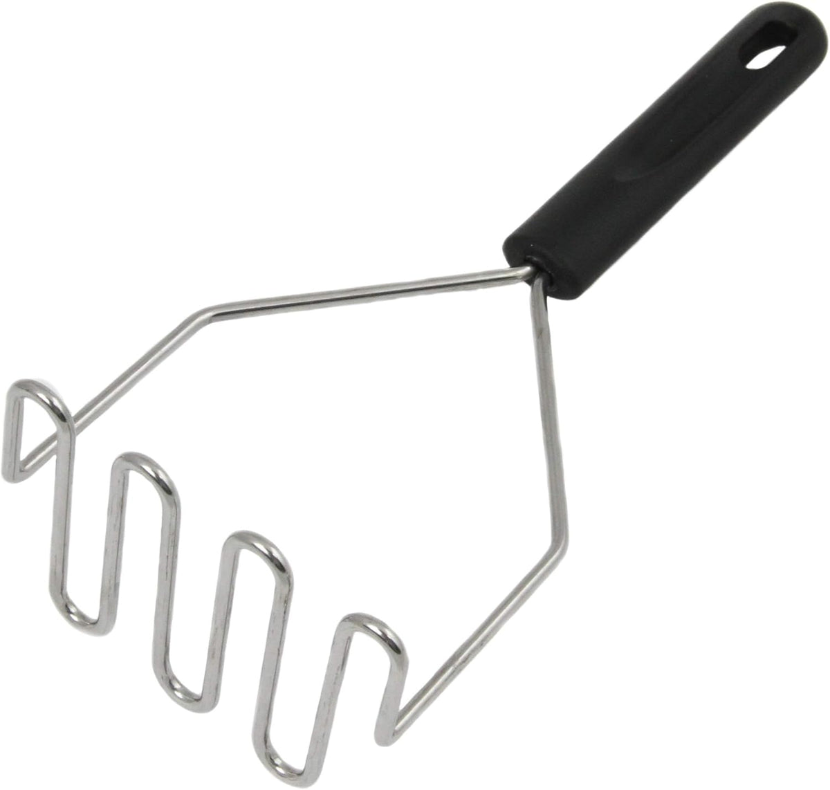 Chef Craft Basic Stainless Steel Kitchen Tool and Utensil Set, 8 Piece Set, Black