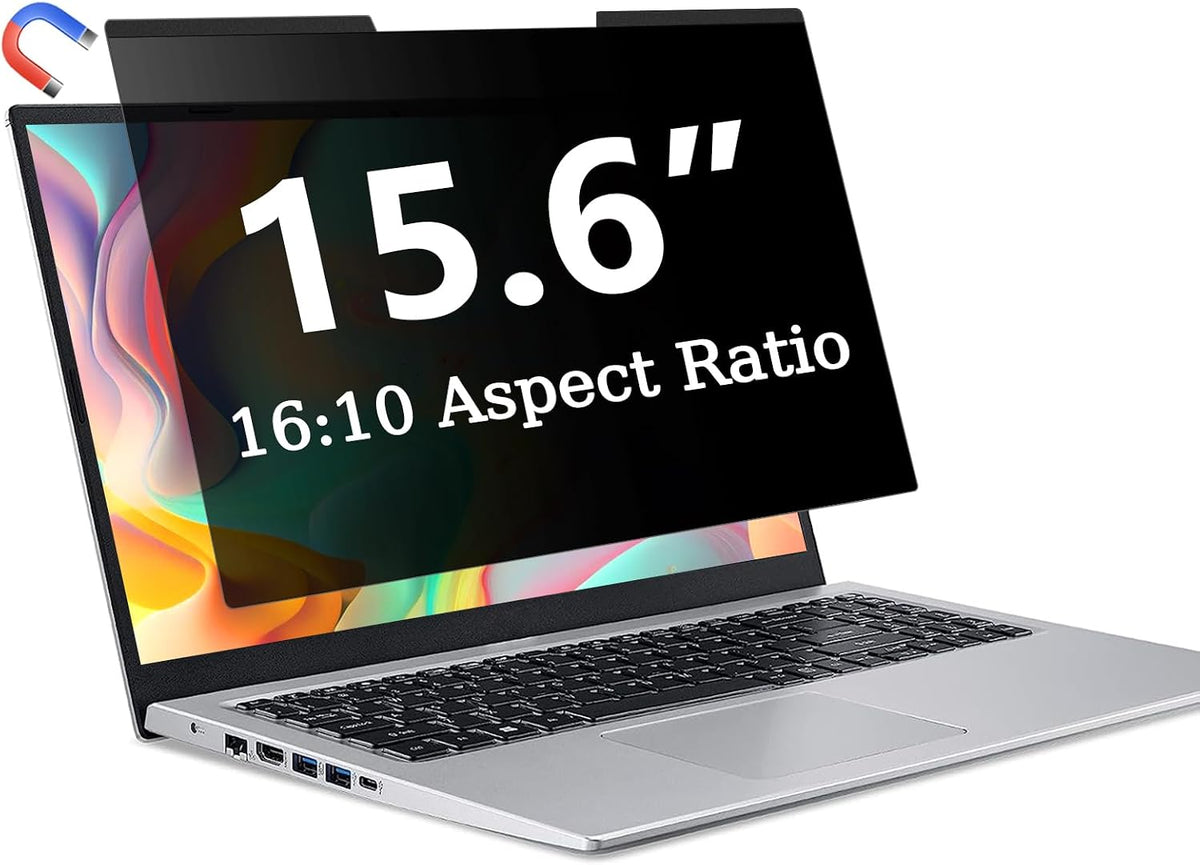 Magnetic Laptop Privacy Screen 13.3 Inch 16:10, Removable Privacy Filter