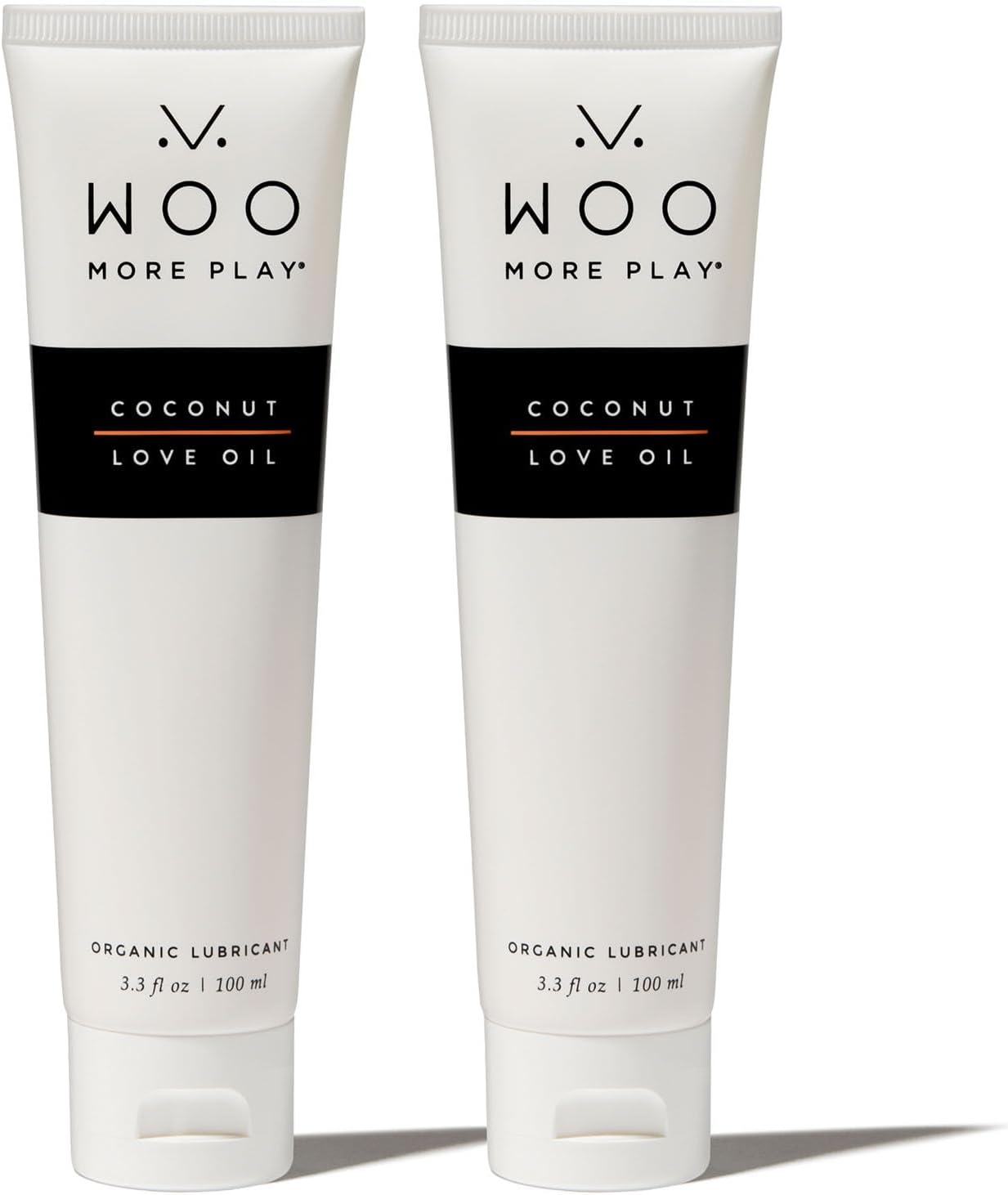 Woo More Play Coconut Love Oil | Organic Coconut Oil Personal Lubricant for Men and Women | Natural and Clean Ingredients | Doubles as Massage Oil | Relaxing Scent | 3.3 fl Oz (3.3 Fl Oz (Pack of 1))