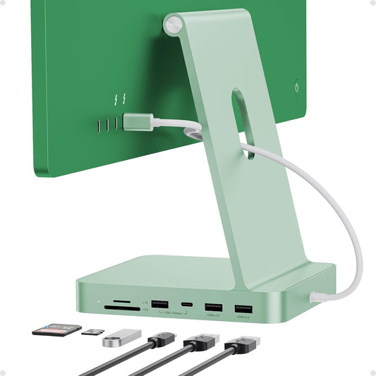 USB C HUB for iMac 24 inch M1/M3/M4 with M.2 NVMe 4TB SSD Enclosure