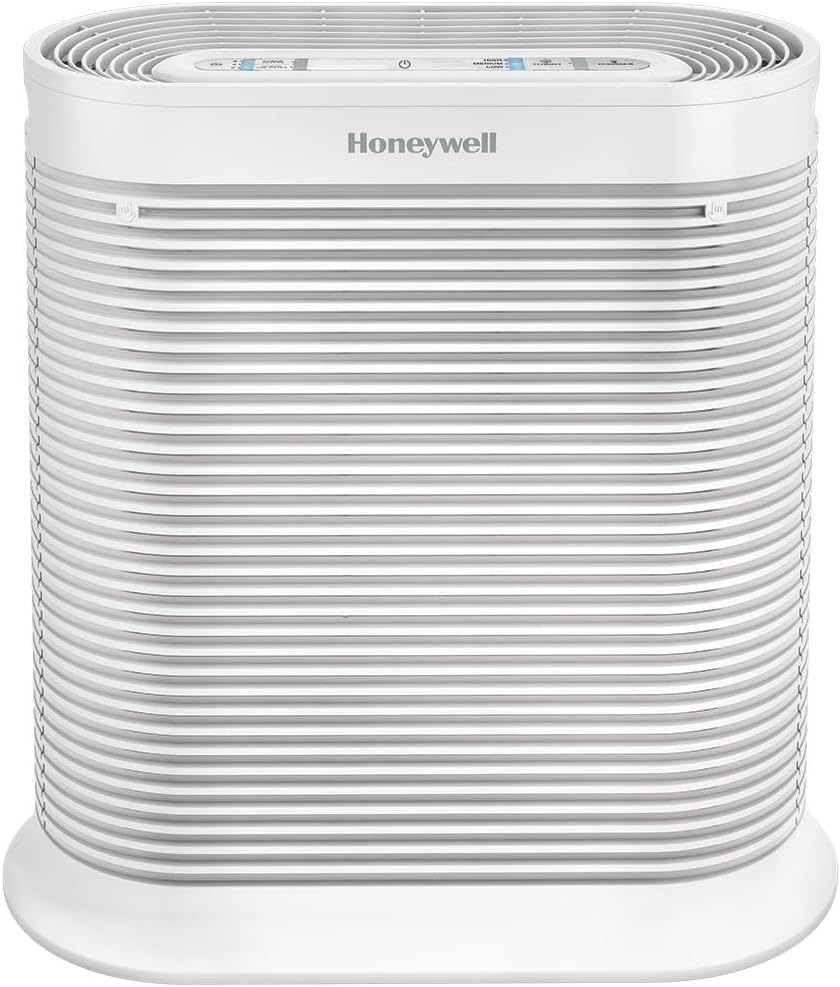 Honeywell AllergenPlus HEPA Air Purifier for Home, 2250 Ft² Rooms in 1 hour, Reduces Allergens, Dust, Pollen, Smoke, Pet Dander, Odors, White, HPA304