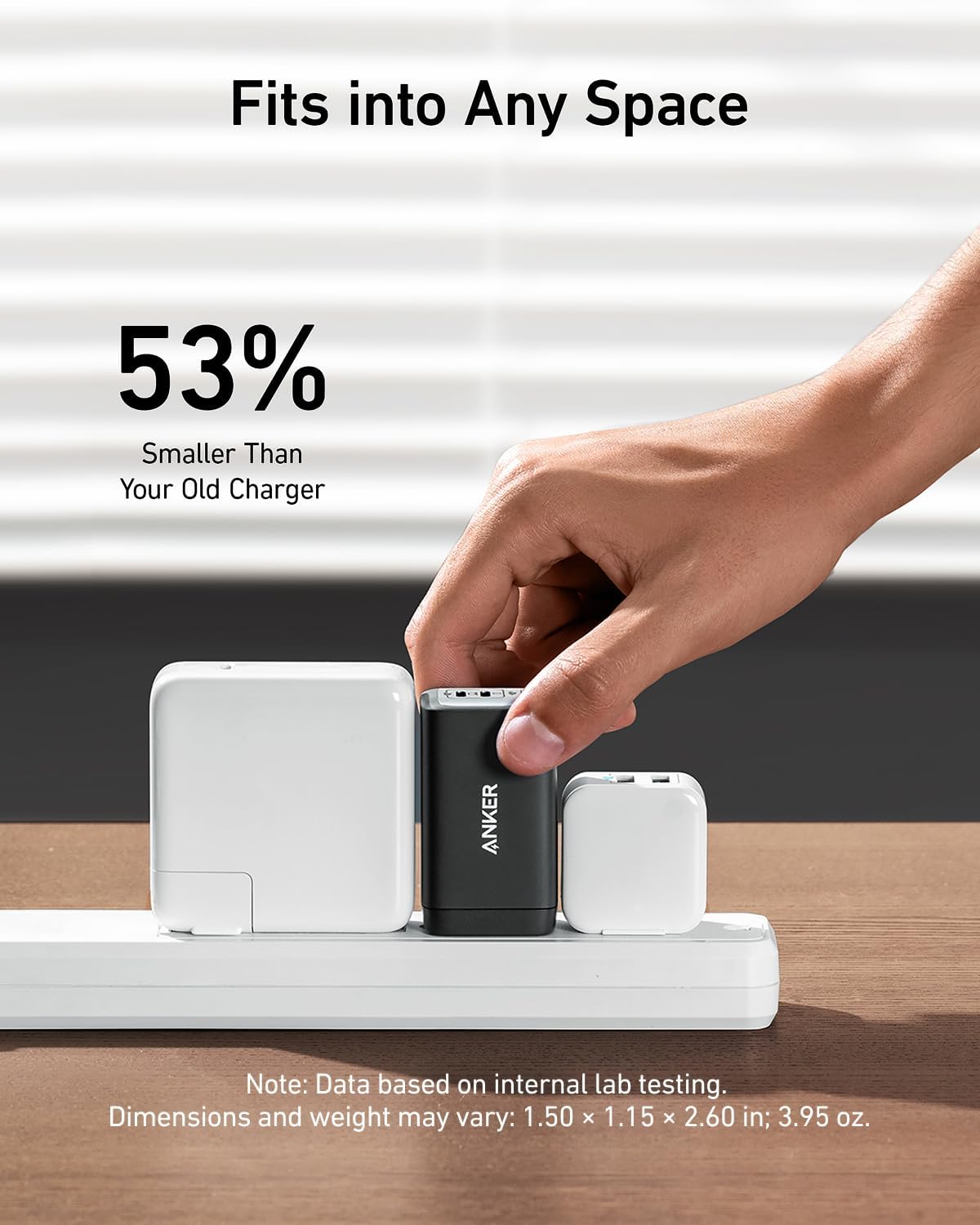 Anker Phone Charger, 65W 3-Port Fast Compact Foldable USB C Charger Block, Type C Charger Fast Charging for MacBook Pro/Air, iPad Pro, Galaxy S20, Dell XPS 13, Note 20/10+, iPhone 17 Series, and More