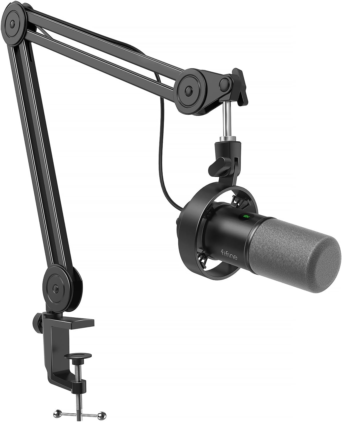 FIFINE AmpliTank K688T Dynamic Microphone Set, Podcast XLR/USB Mic
