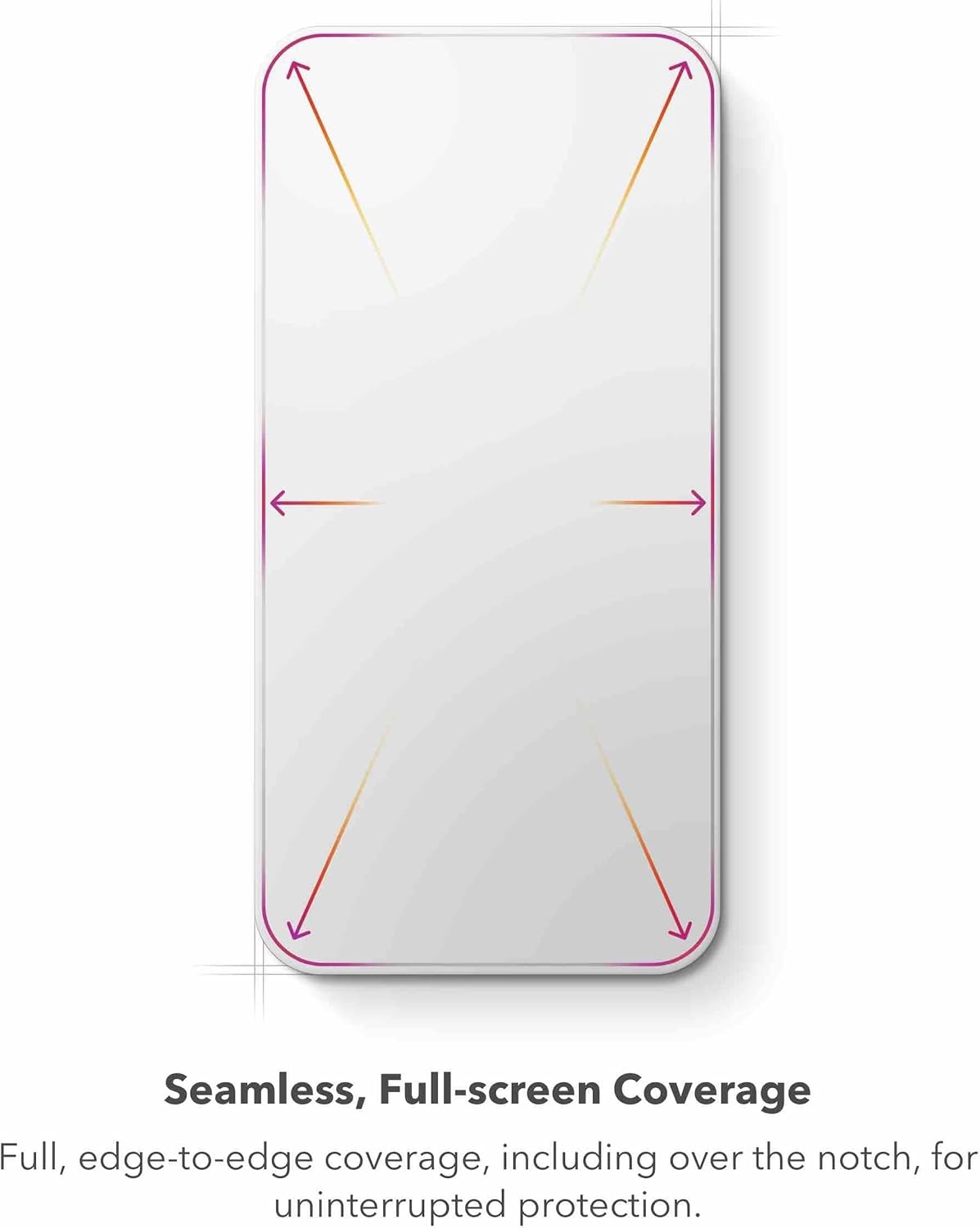 ZAGG XTR3 iPhone 15 Pro Screen Protector - Glass, Blue-Light Filtration, 10X Stronger, Edge-to-Edge Protection, Scratch & Smudge-Resistant Surface, InvisibleShield, Easy to Install
