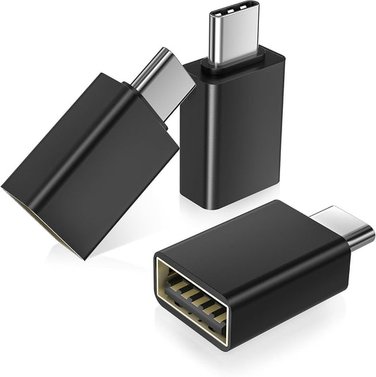 Basesailor USB C to USB Adapter 3Pack,USBC Male to USB 3.0 Female Converter