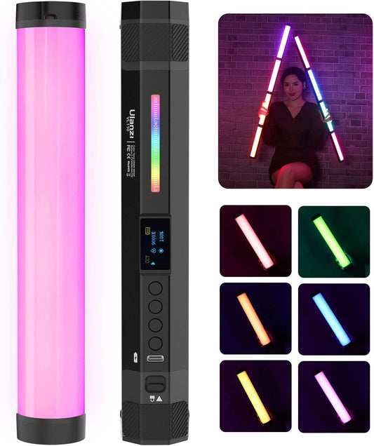 ULANZI VL110 RGB Light Wand, Handheld Light Stick Camera LED Video Tube