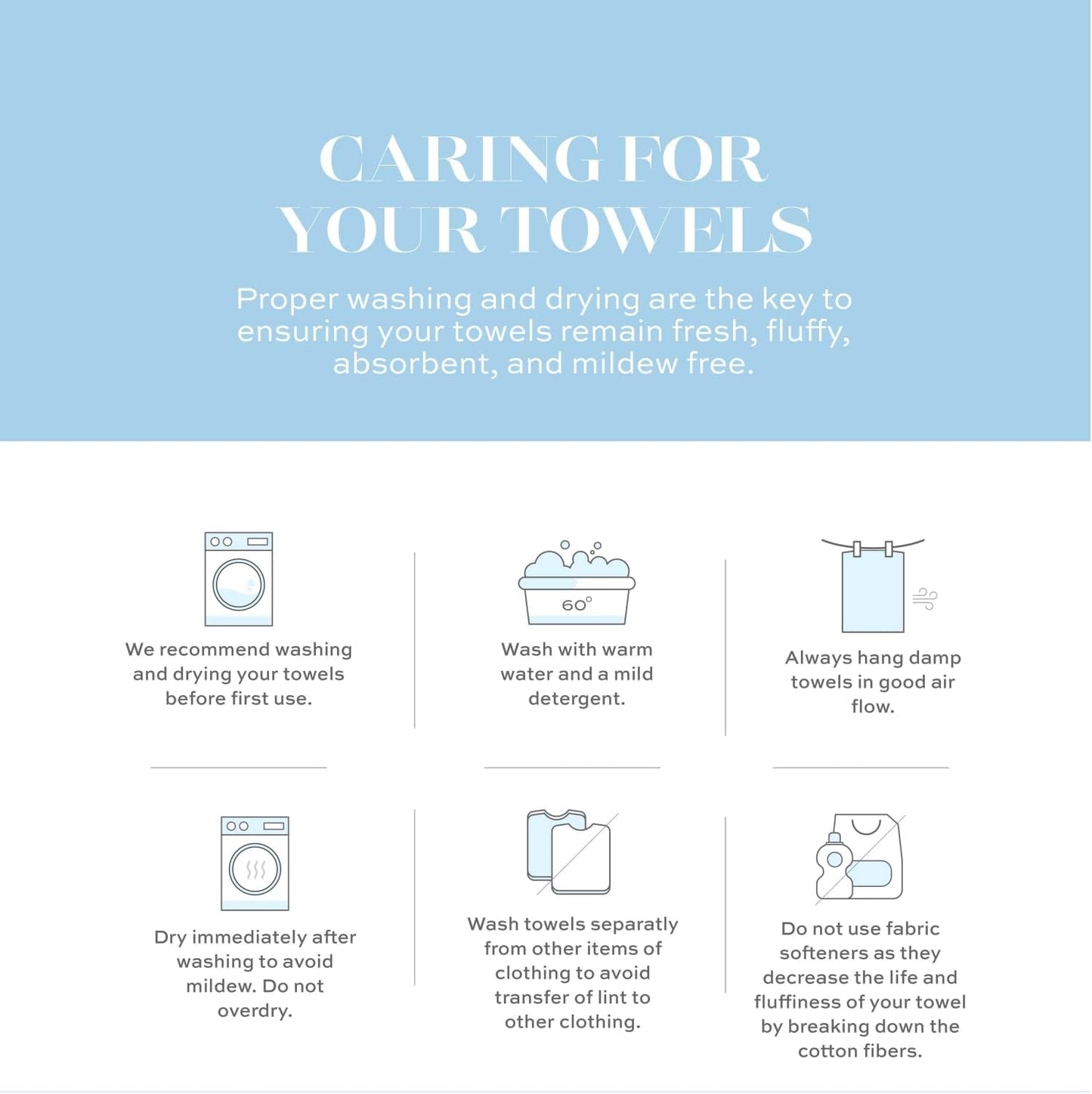 White Classic Luxury Bath Towel Set of 8 Pieces - 100% Turkish Cotton Highly Absorbent Towels for Bathroom, 2 Luxury Bath Towels 700GSM, 2 Hand Towels, 4 Washcloths, Black