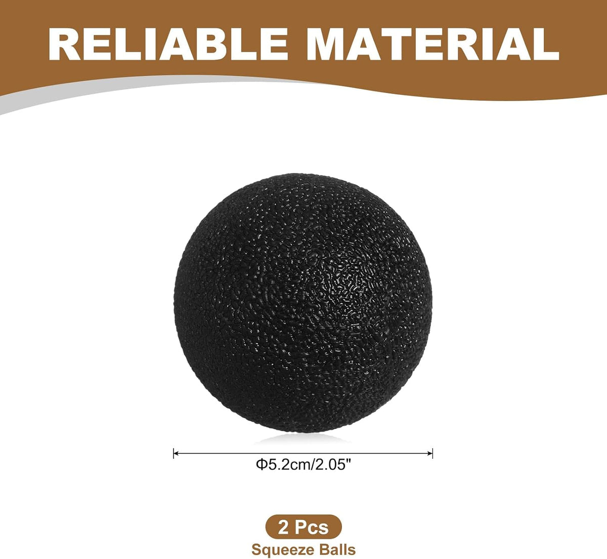 PATIKIL Hand Exercise Balls, Squeeze Ball Stress Ball for Adults Grip Strengthening Occupational Equipment