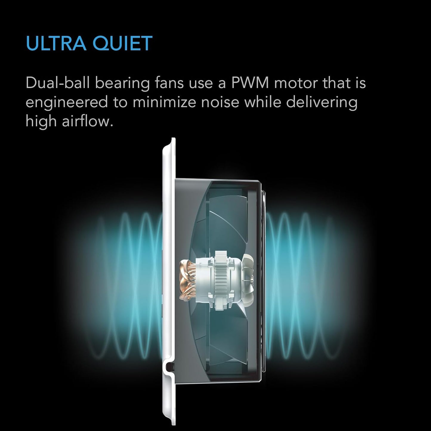 AC Infinity AIRTAP T4 White, Register Booster Fan for 4” x 10” Vents, Thermostat Control Improves Heating & Cooling, Quiet 10-Speed Remote Control & Bluetooth App. ONLY FITS 4” x 10” Duct Openings