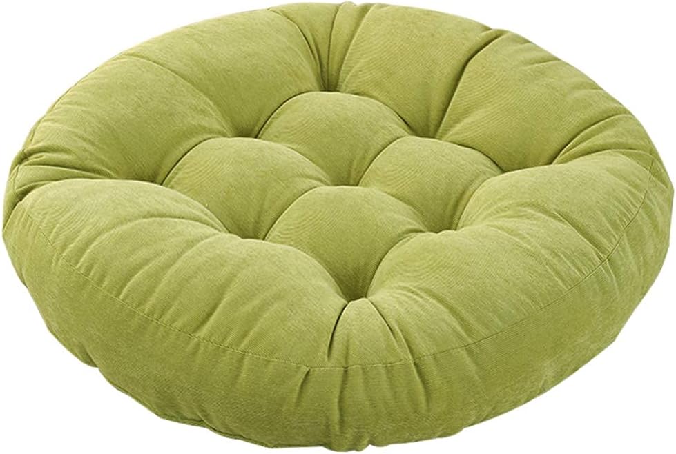 Tiita 22 Inch Floor Cushion - Round Outdoor Chair Cushion Pad with Corduroy