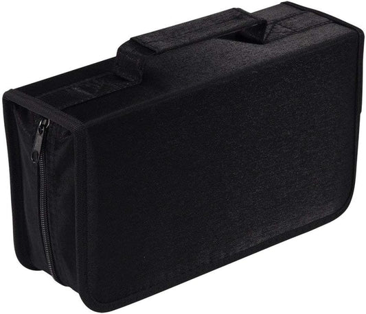 Capacity CD/DVD case Wallet, Storage,Holder,Booklet (128 Black)