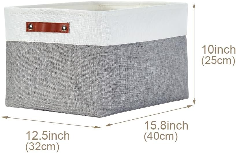 DECOMOMO Storage Bins, Extra Large Fabric Storage Baskets for Shelves 4Pack