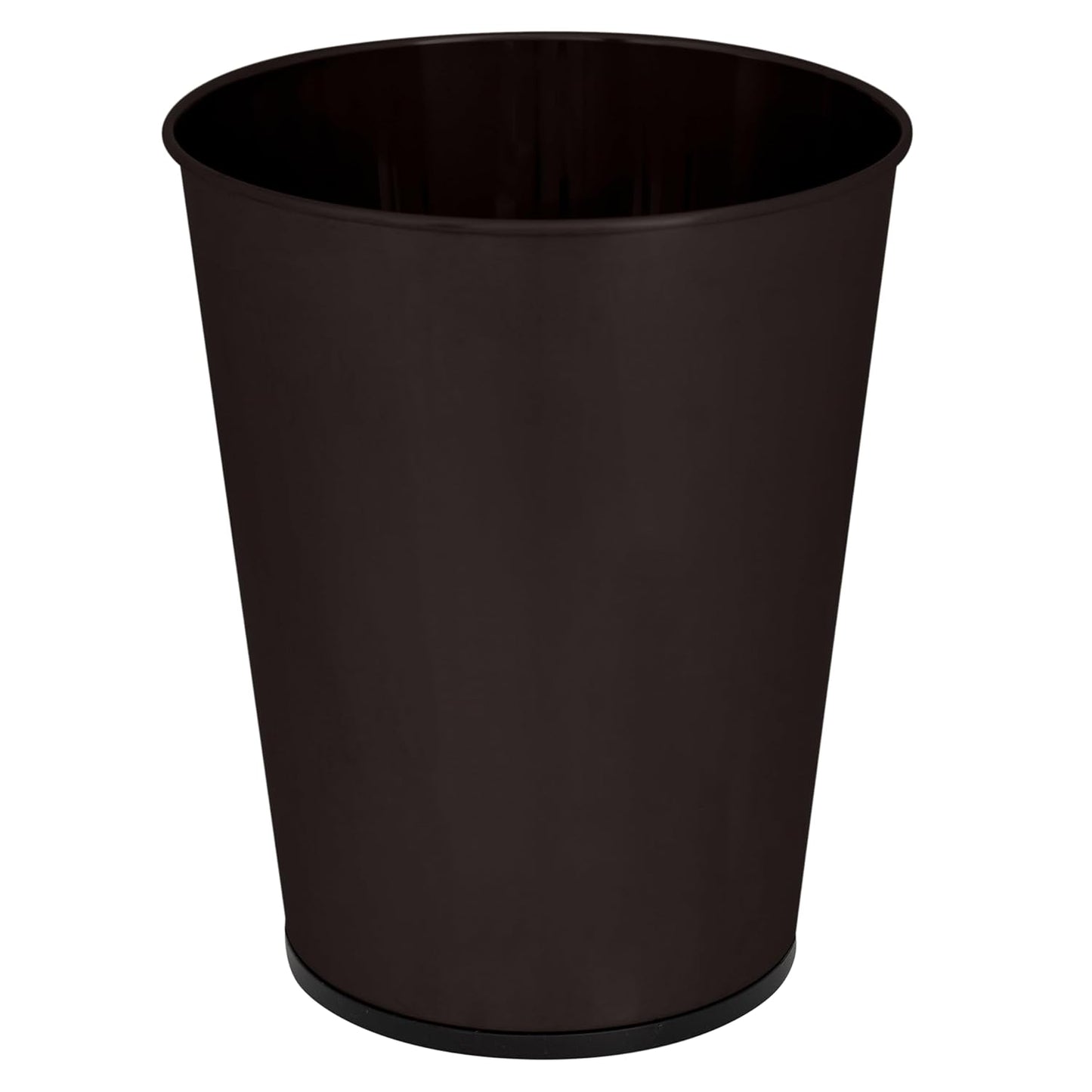 Bath Bliss 5 Liter Small Wastebasket, Stainless Steel | Compact Round Open Top Trash Can | Durable Bathroom Bedroom Dorm Office Garbage Bin | Stylish Space-Saving Waste Disposal Container