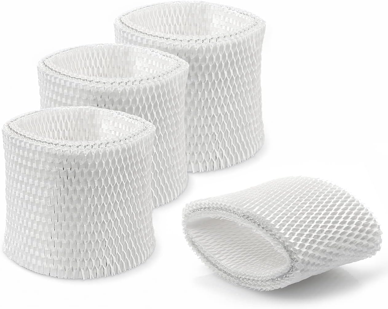 WF2 Humidifier Filter for Kaz Vicks - V3100 V3500 V3700 V3800 V3900 3020 Series, Protec PWF2 VEV400 Cool Mist Vaporizer Humidifiers (Pack of 4) White