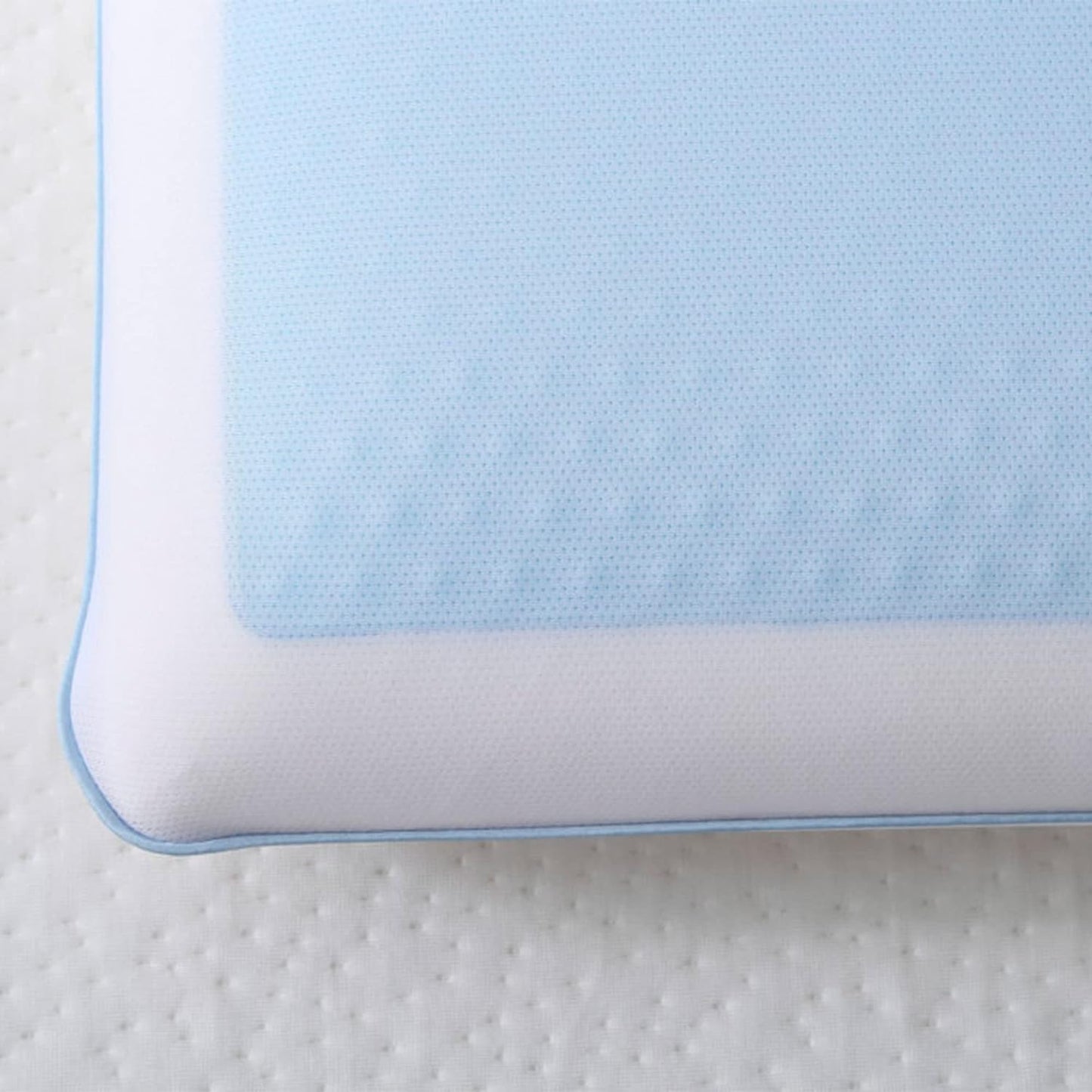 Cool Gel Cooling Pillow for Sleeping, Standard Size Cooling Memory Foam Pillow for Hot Sleepers, Reversible Ergonomic Design, Pressure Relief, Spine Alignment, Side, Back Contouring Support