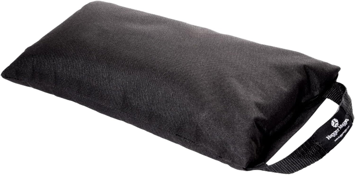 Hugger Mugger 10lb Yoga Sandbag - Adds Weight to Your Poses, Zipper Cover, Sturdy Handle, Silica Sand Filling, Durable Material