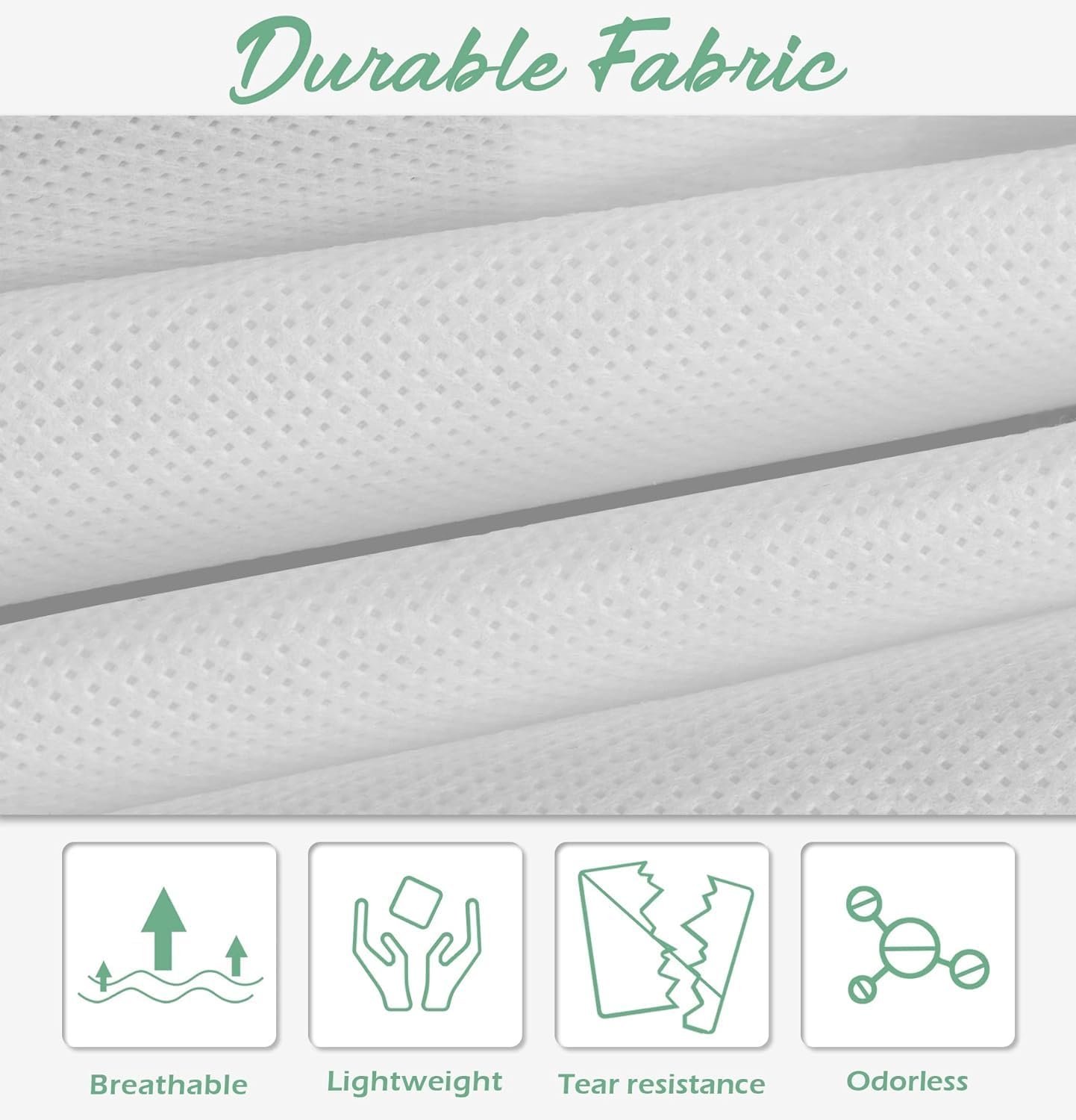 MISSLO 70" Bridal Wedding Gown Dress Garment Bag with Accessories Pouch Large Travel Garment Cover 8" Gusset (White)