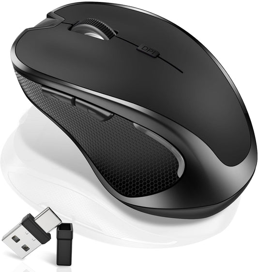 Mouse for MacBook Bluetooth Wireless Mice Laptop Mac Pro iPad with Jiggler