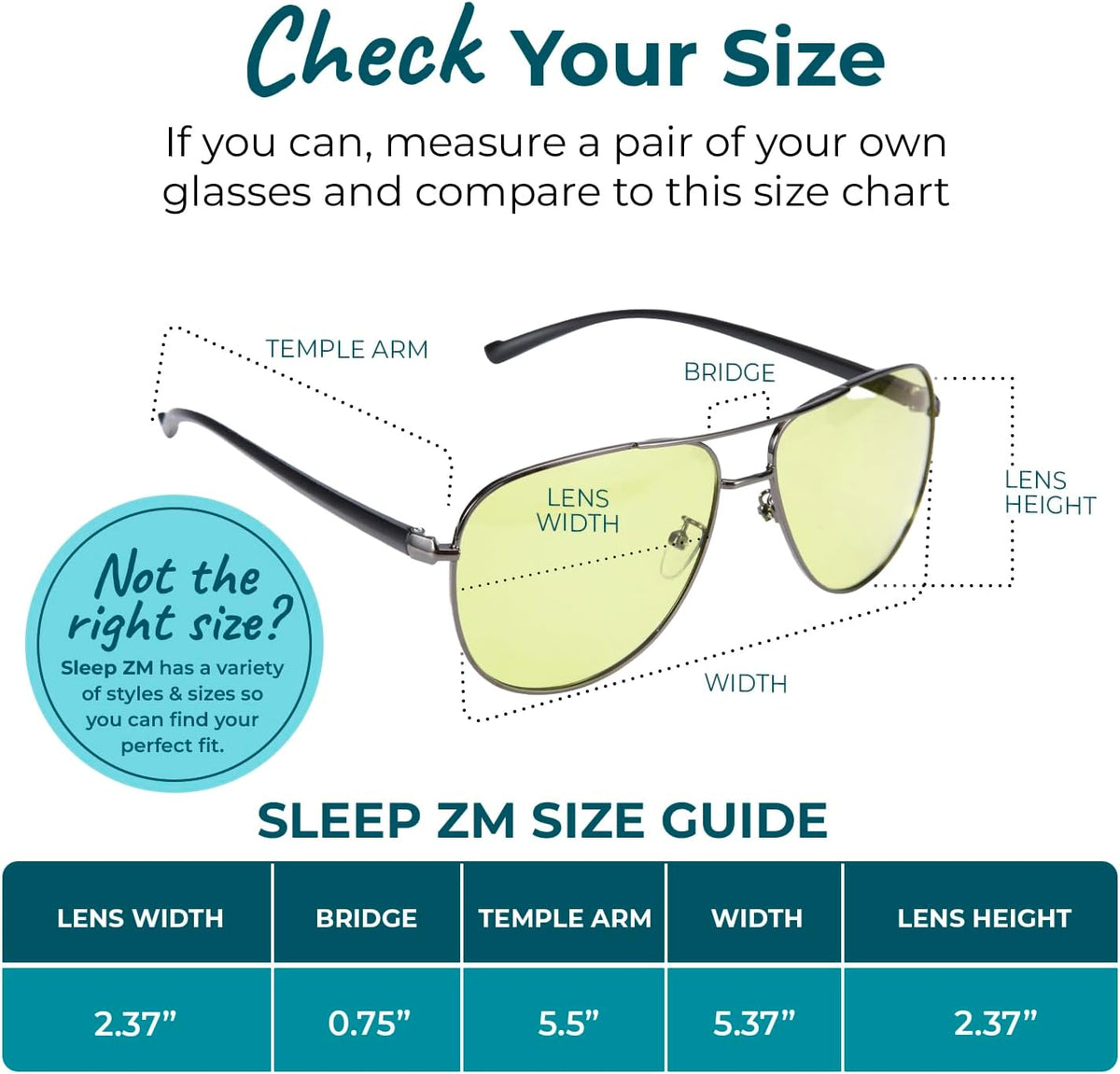 Sleep ZM Blue Light Glasses for Screens & Gaming - 87% Yellow, Aviator