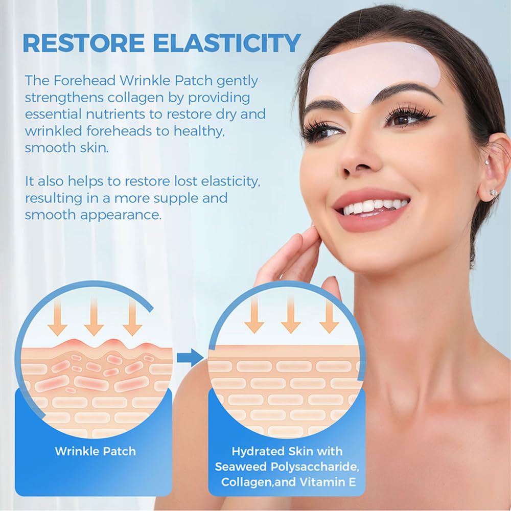 Okela Forehead Wrinkle Patches Overnight 20 pcs with Collagen, Anti Wrinkle Patches, Forehead Wrinkles Beauty Treatment