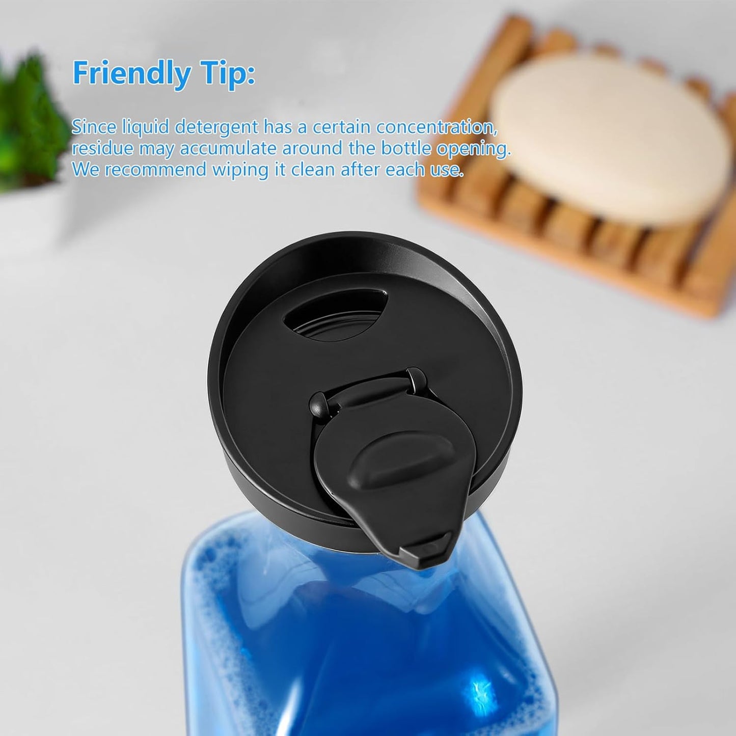 Laundry Detergent Dispenser,54oz Fabric Softener Dispenser,Plastic Liquid Laundry Detergent Container,Laundry Detergent Organizer for Laundry Room Organization with 4 Labels,Black