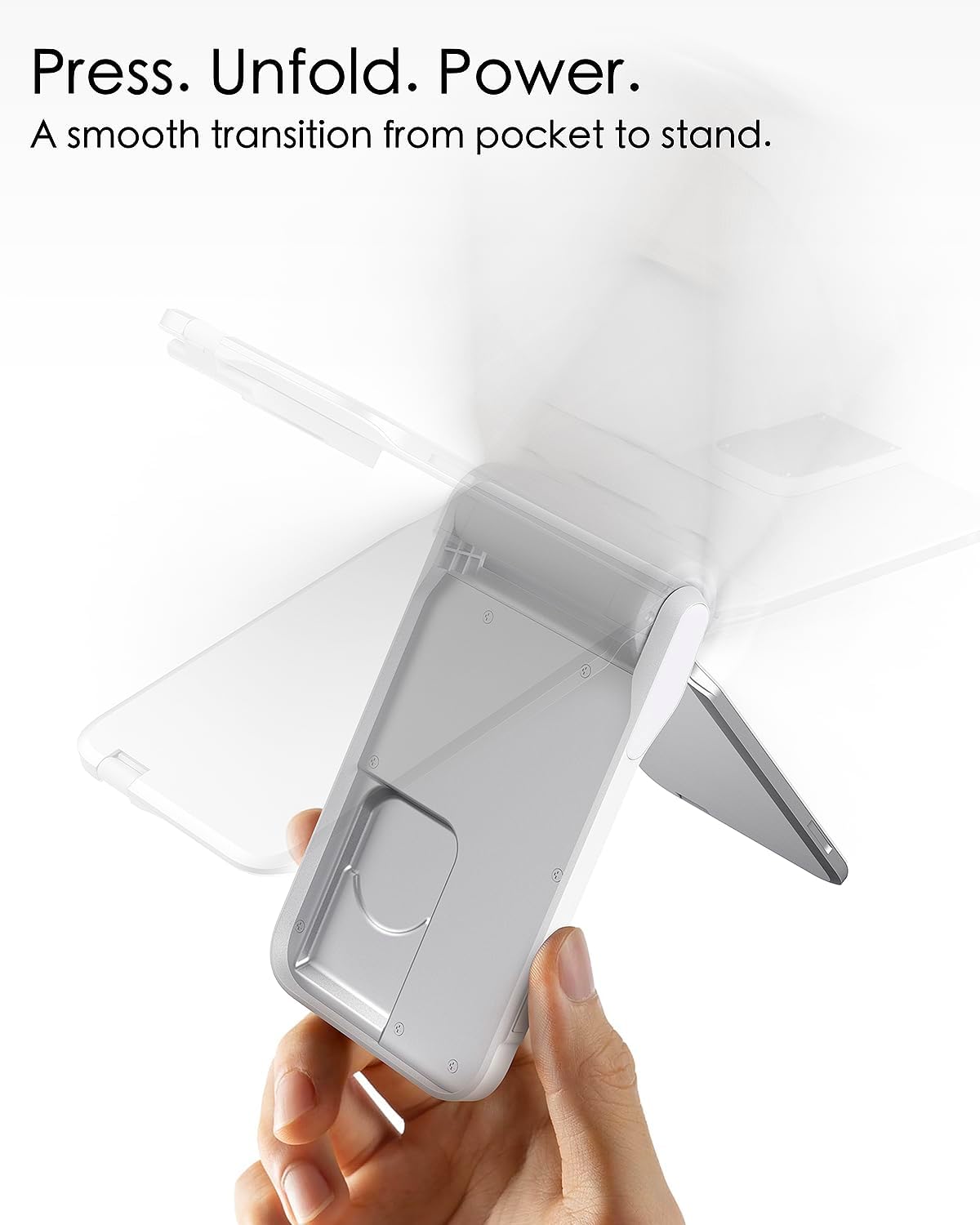 3 in 1 Charging Station for Multiple Devices,Travel Wireless Charging Station, Foldable Charger for iPhone 17 Air 16 15 14 13 12 Series,& Android Phone,& iWatch (USB-C Adapter Included)
