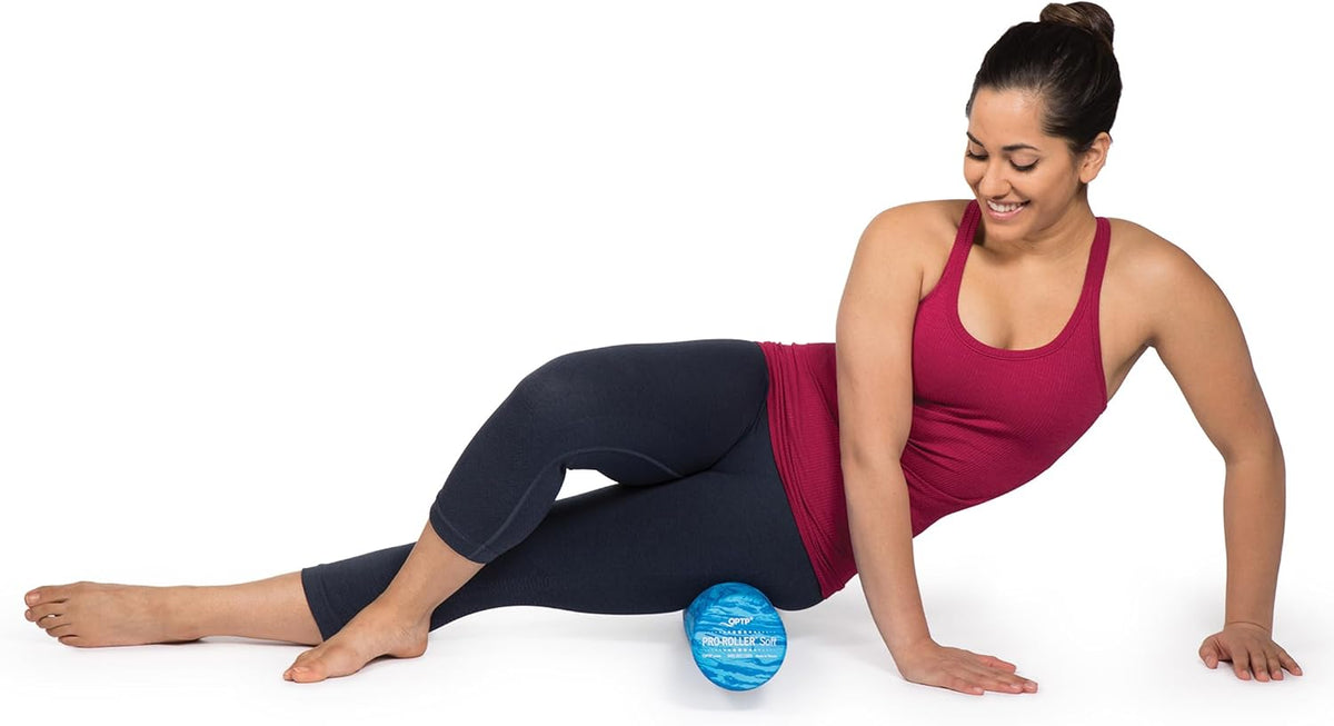 OPTP PRO-Roller Soft Density Foam Roller – Round, Blue, 36" x 4"