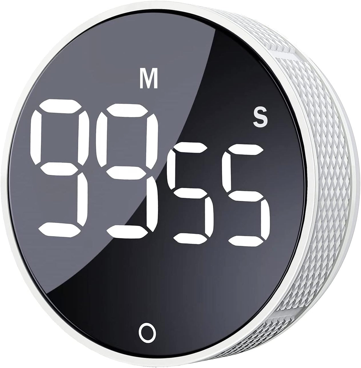 AVINIA Digital Kitchen Timers, Visual timers Large LED Display Magnetic Countdown Countup Timer for Classroom Cooking Fitness Baking Studying Teaching, Easy for Kids and Seniors Silver