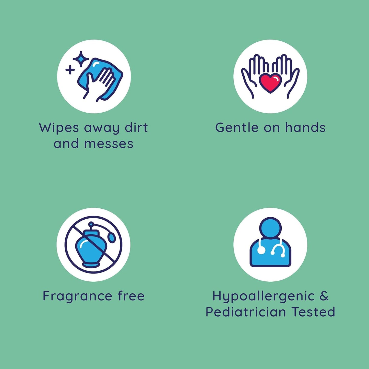 Wet Ones Hand and Face Wipes, Sensitive Skin, Unscented, Hand and Face, 40ct Canister (6 pack)